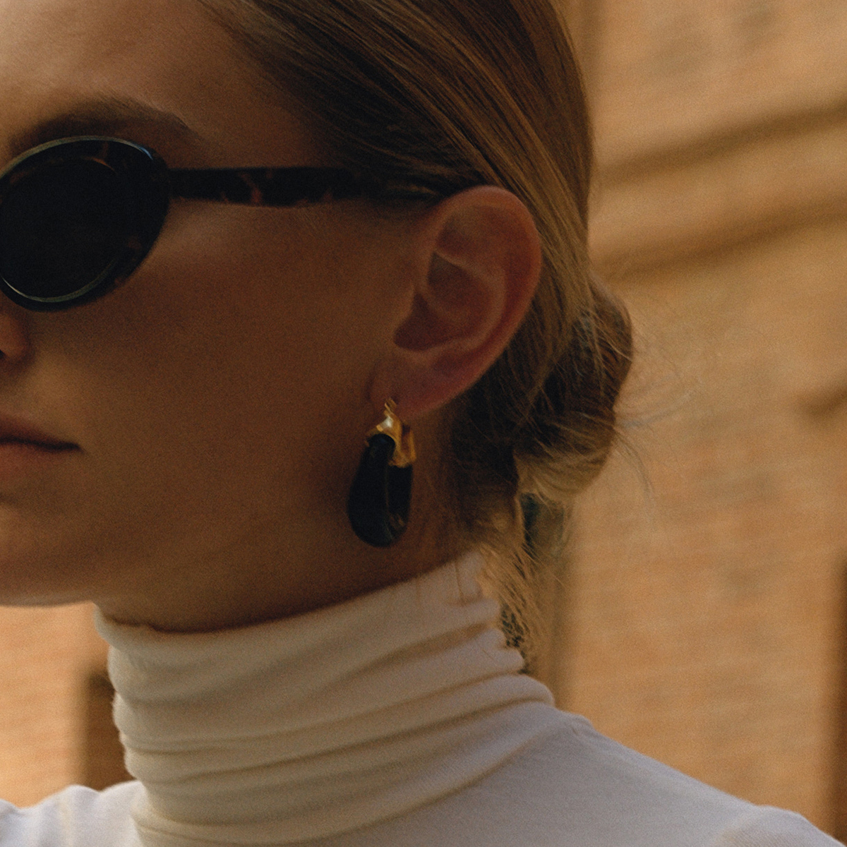 Céleste Earrings Amarante 18K Gold - 2