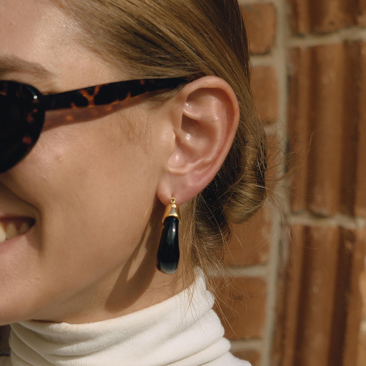 Céleste Earrings Amarante 18K Gold - 3