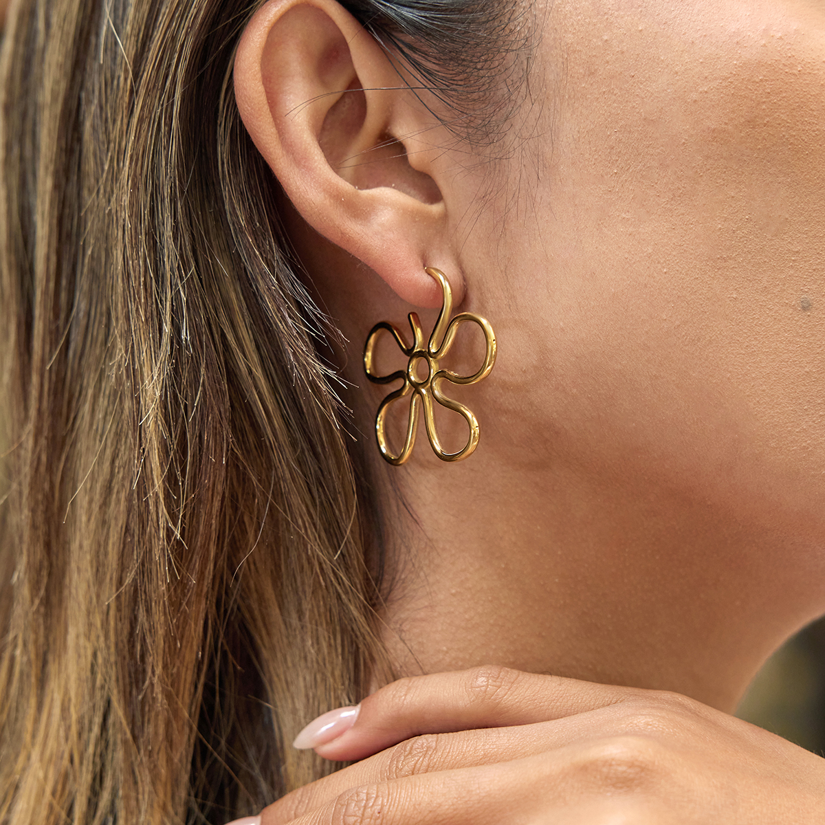 Céleste Earrings Néréline 18K Gold - 10