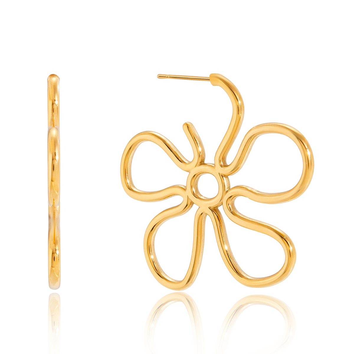 Céleste Earrings Néréline 18K Gold - 5