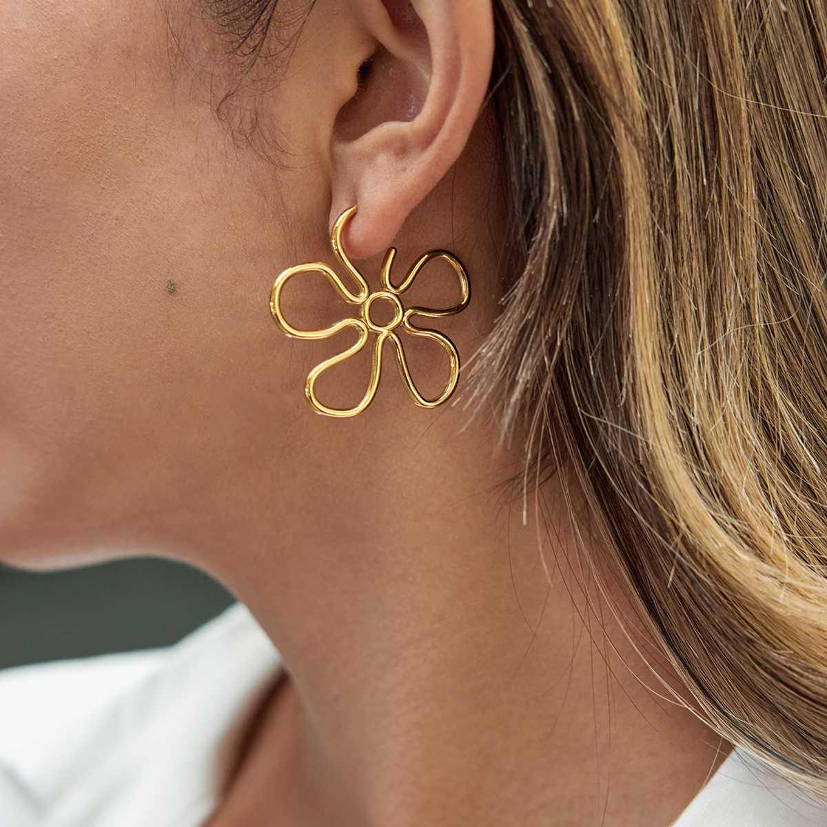 Céleste Earrings Néréline 18K Gold - 9
