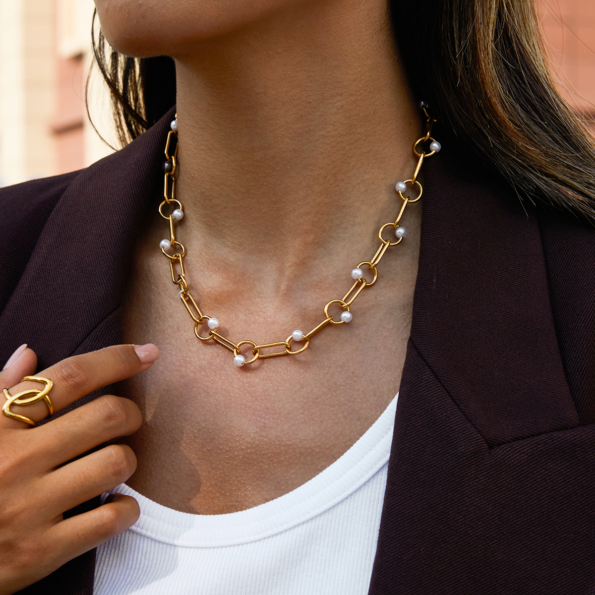 Céleste Necklace Zephirine 18K Gold - 5