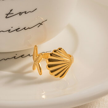 Céleste Ring Fleur 18K Gold