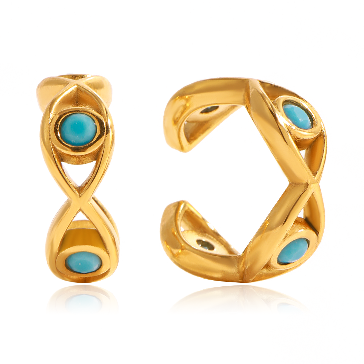 Céleste Earrings Élisine 18K Gold - 4
