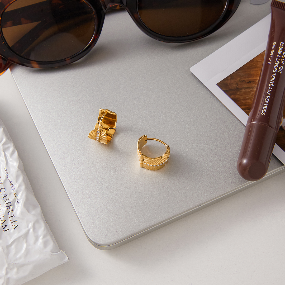 Céleste Earrings Ysaline 18K Gold - 3