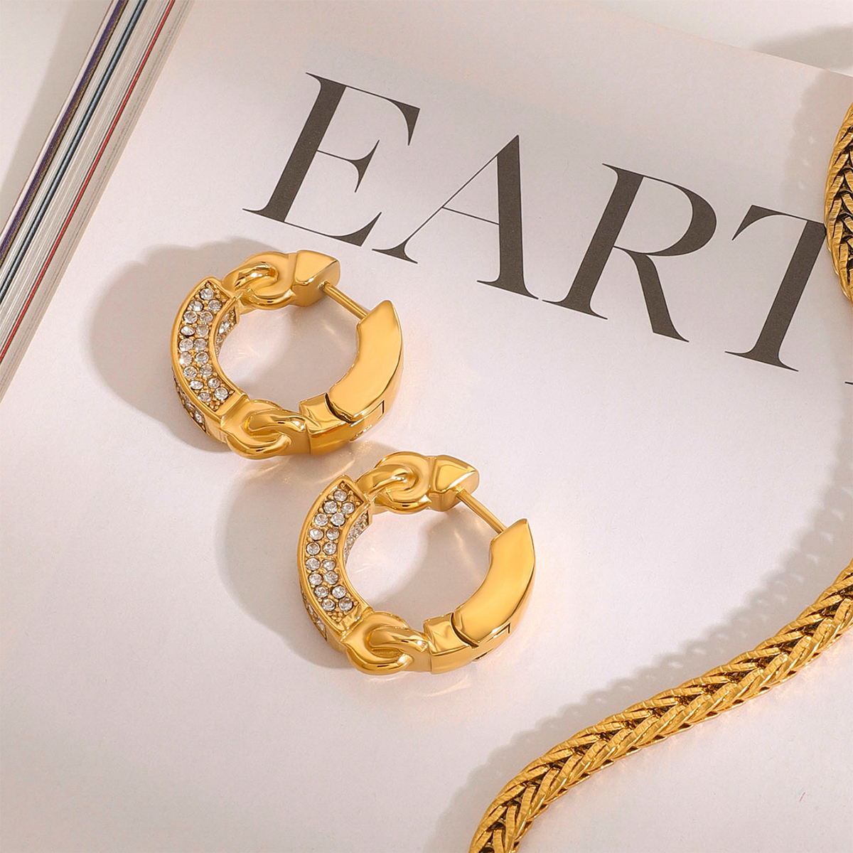 Céleste Earrings Amandéa 18K Gold - 3