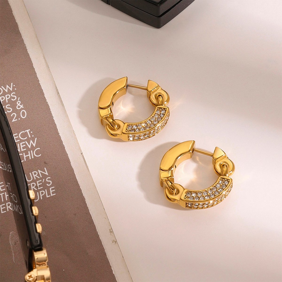 Céleste Earrings Amandéa 18K Gold - 4
