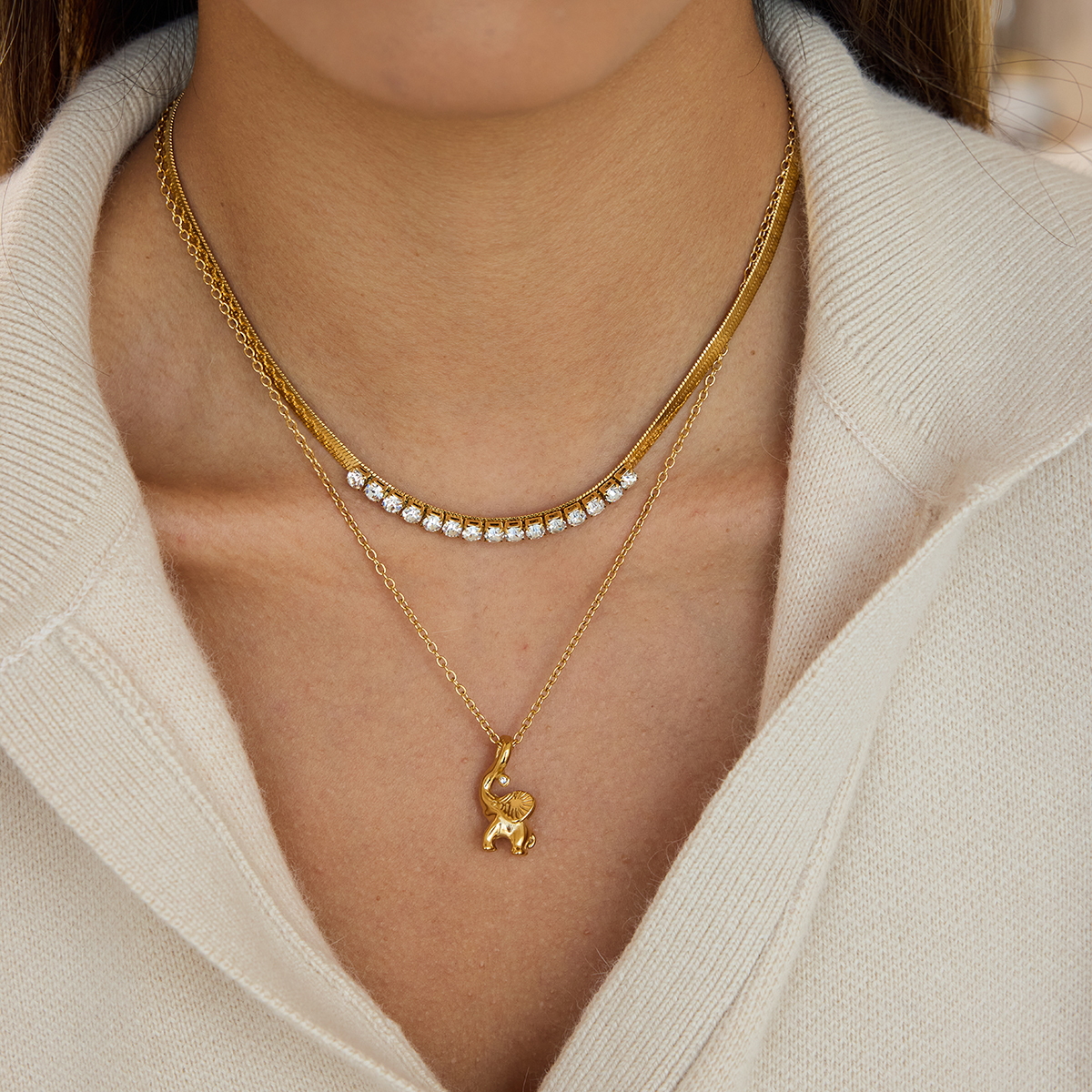 Céleste Necklace Blandinelle 18K Gold - 13