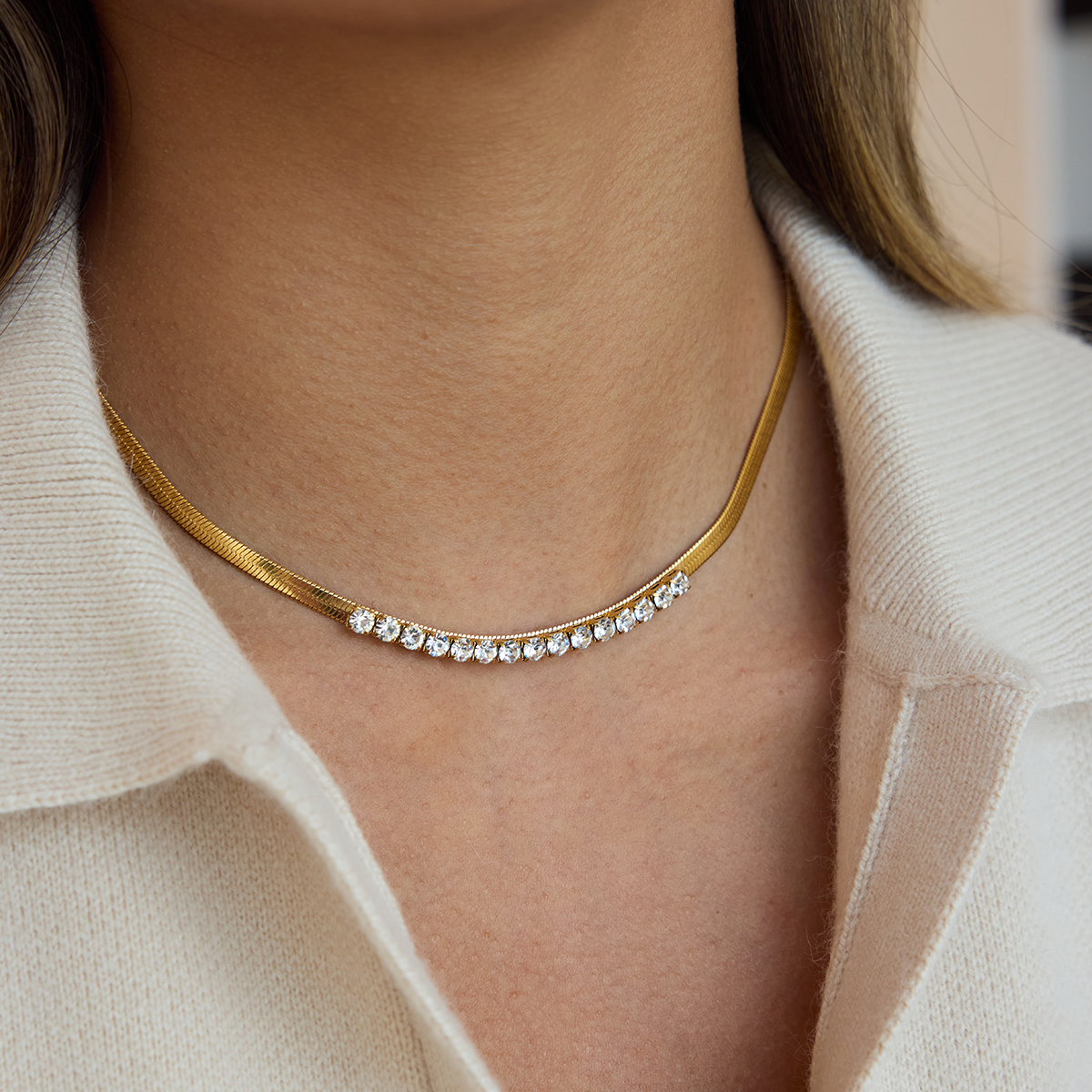 Céleste Necklace Blandinelle 18K Gold - 16