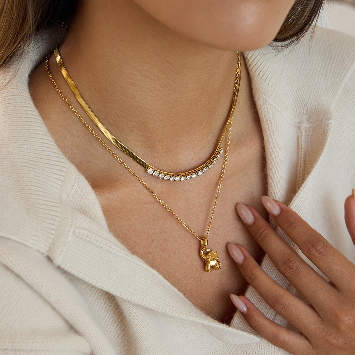 Céleste Necklace Blandinelle 18K Gold - 10