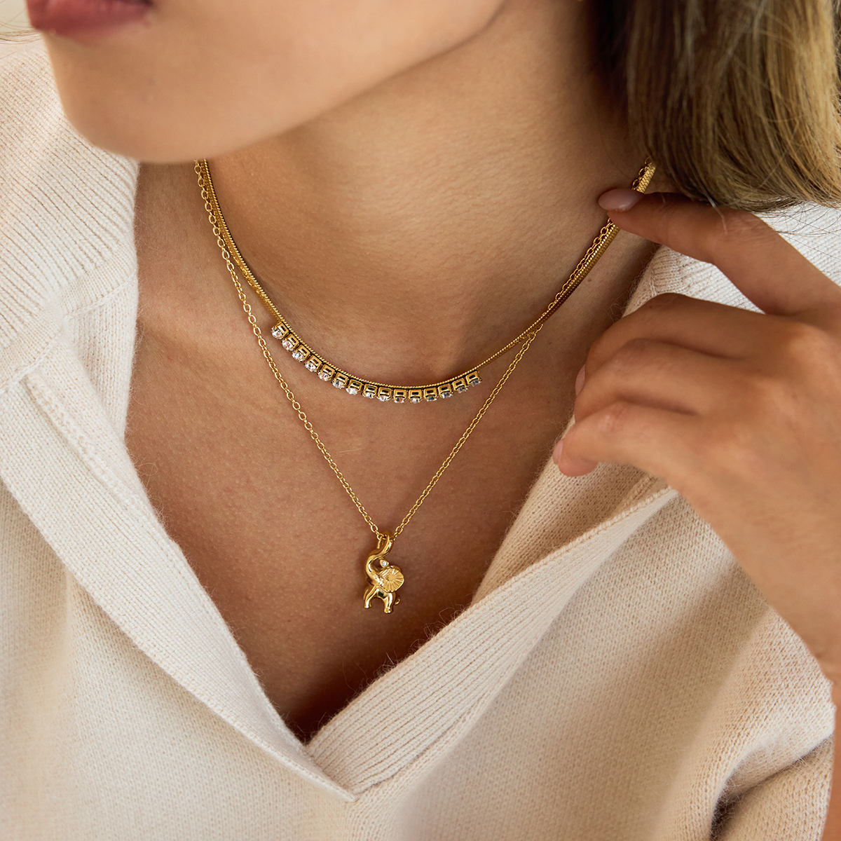 Céleste Necklace Blandinelle 18K Gold - 12