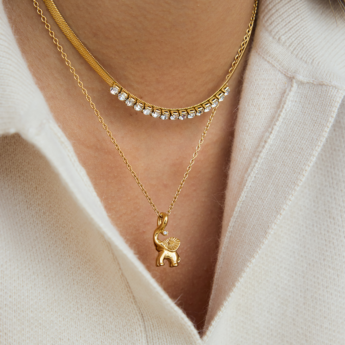 Céleste Necklace Blandinelle 18K Gold - 14