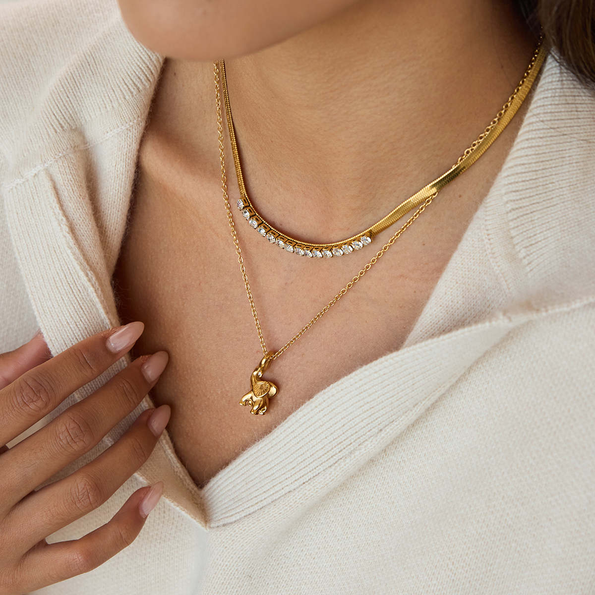 Céleste Necklace Blandinelle 18K Gold - 9