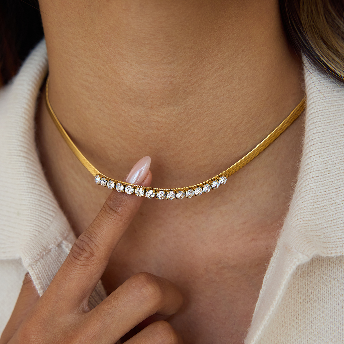 Céleste Necklace Blandinelle 18K Gold - 8