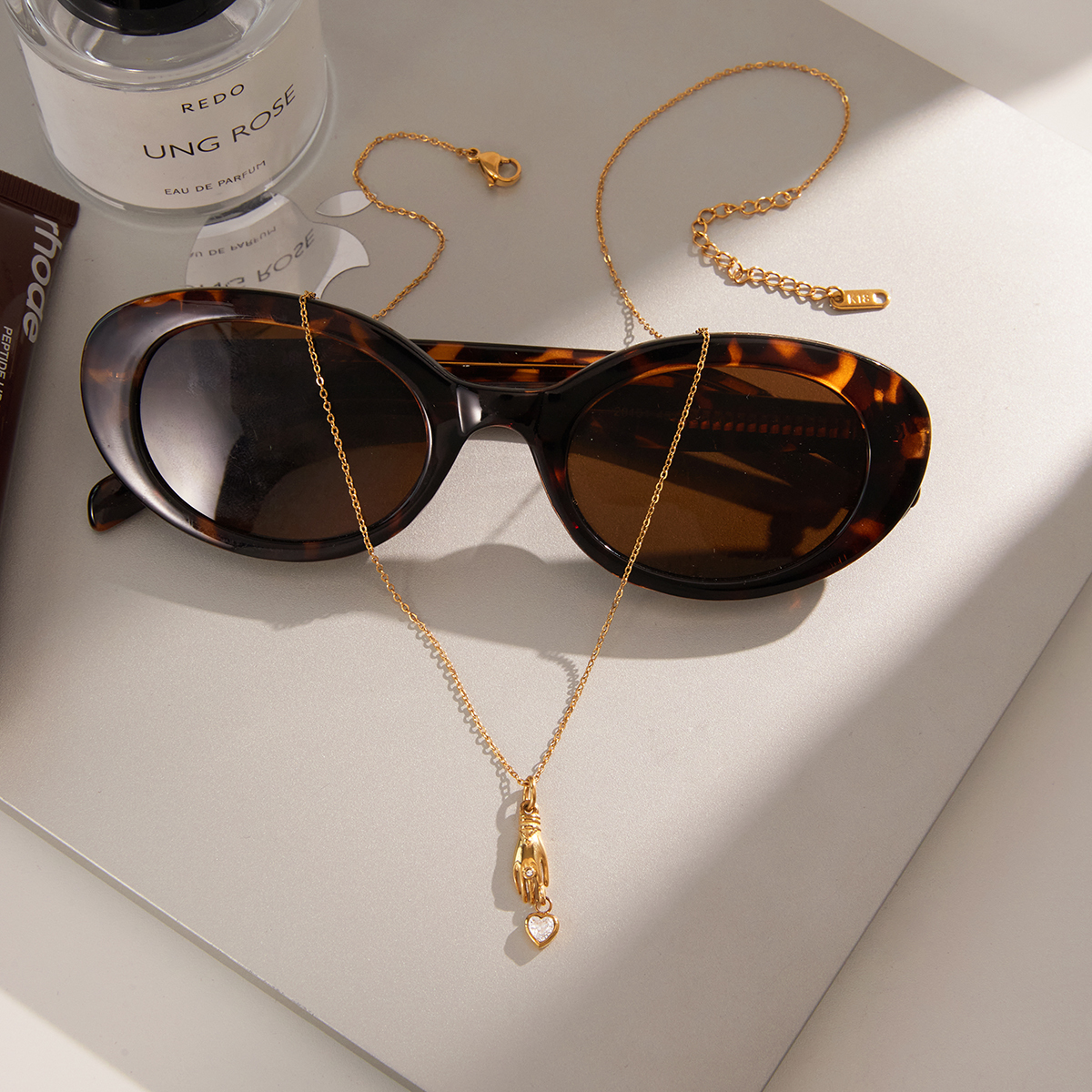 Céleste Necklace Corisande-Rose 18K Gold - 3