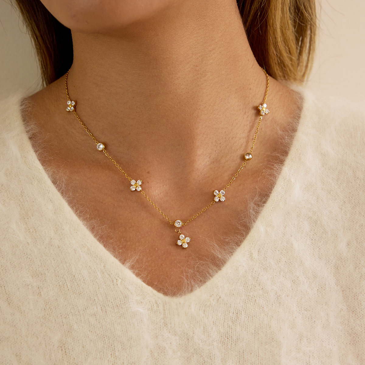 Céleste Necklace Galatée 18K Gold - 11