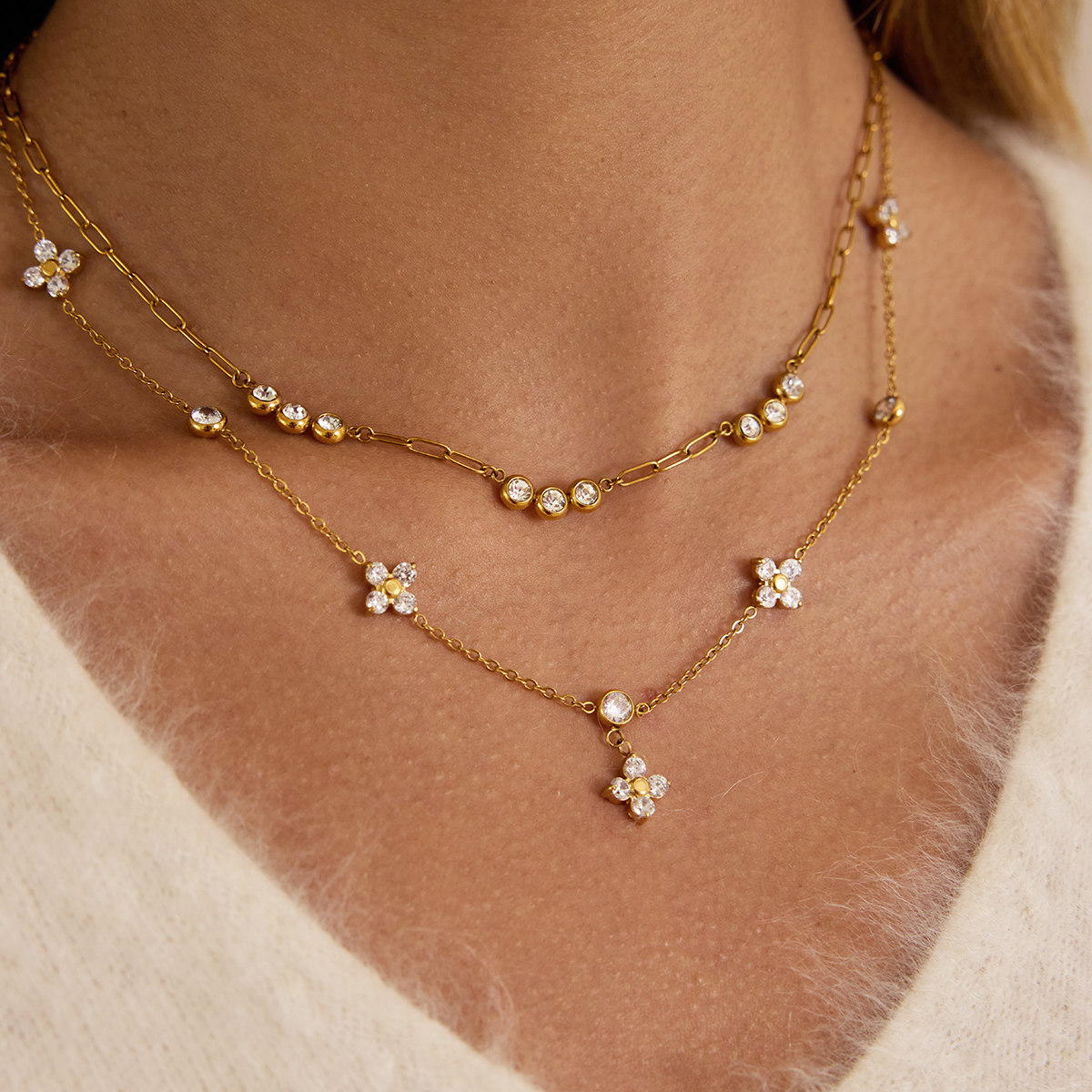 Céleste Necklace Galatée 18K Gold - 10