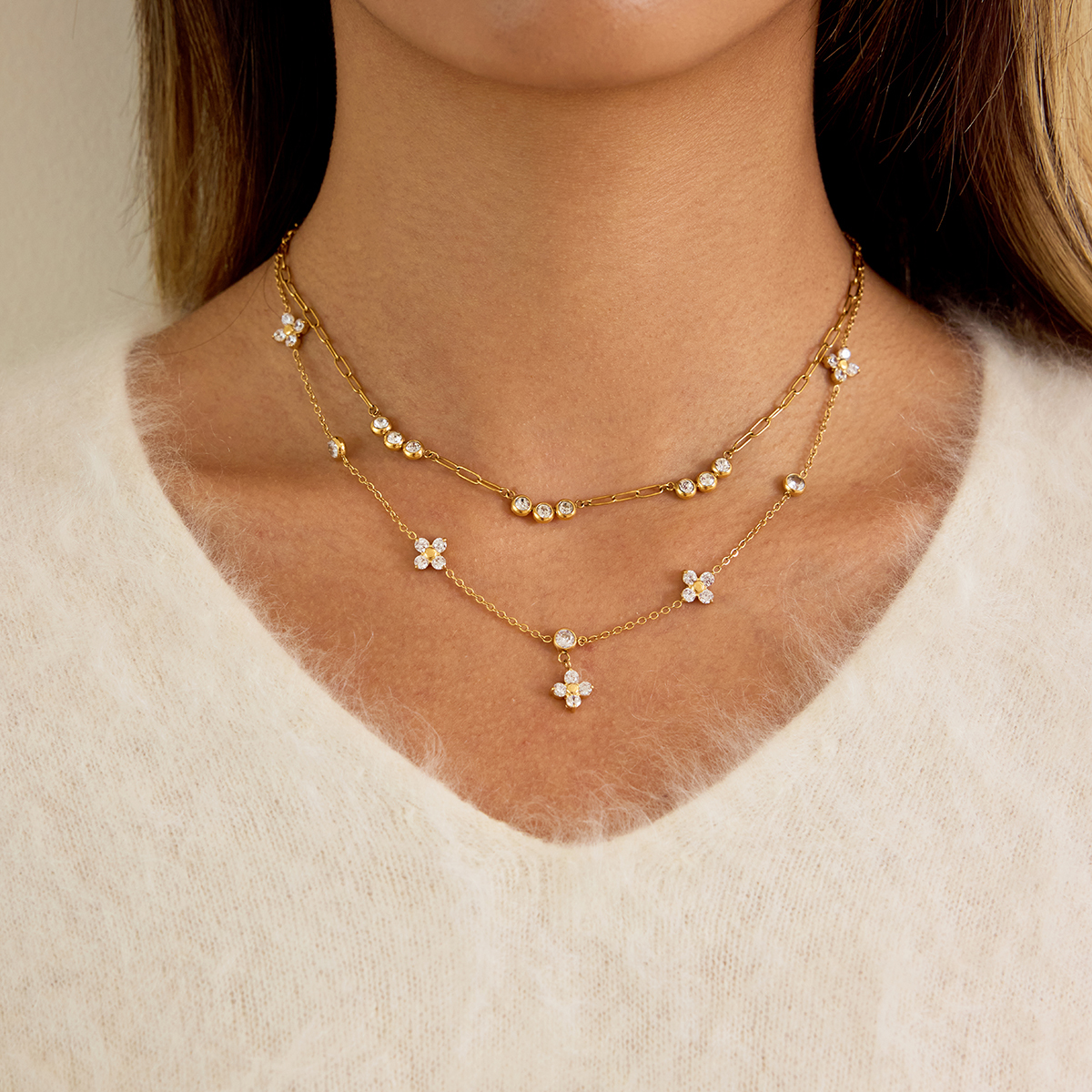 Céleste Necklace Galatée 18K Gold - 8
