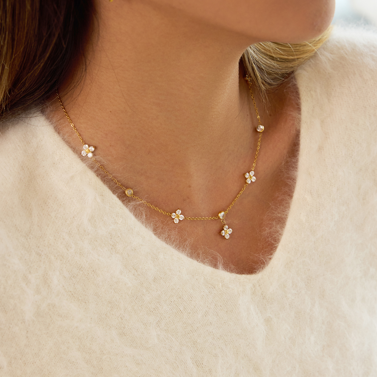 Céleste Necklace Galatée 18K Gold - 7