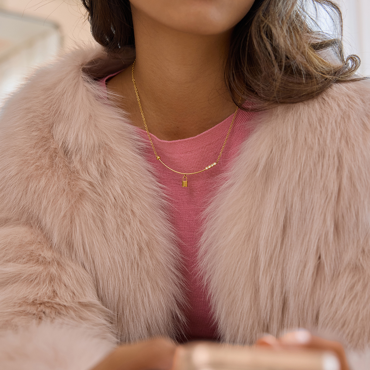 Céleste Necklace Églantine 18K Gold - 6
