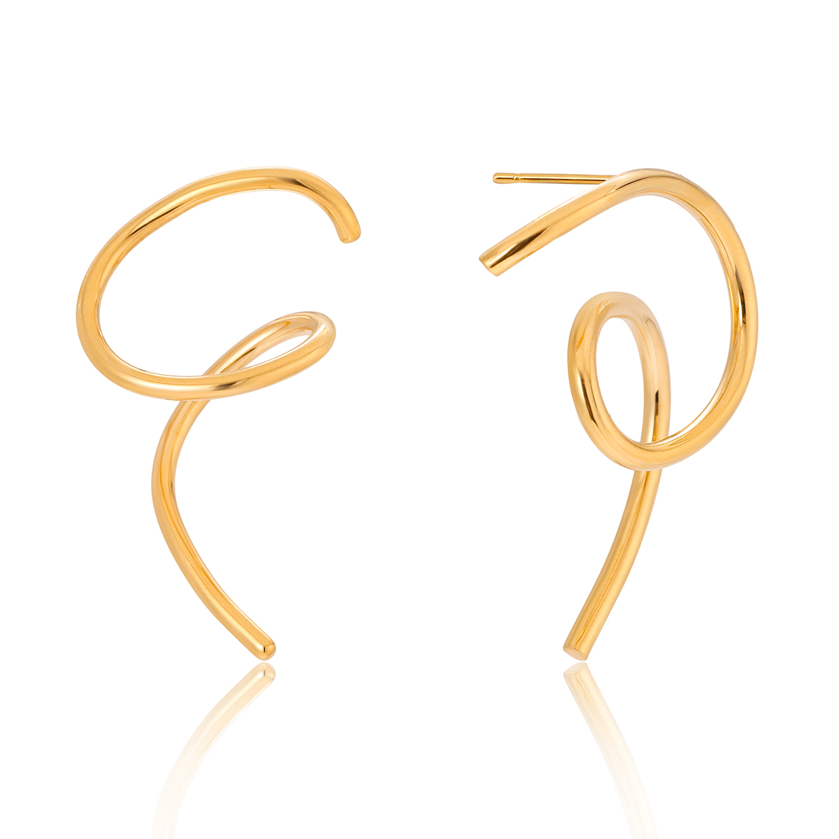 Céleste Earrings Hortensine 18K Gold - 6