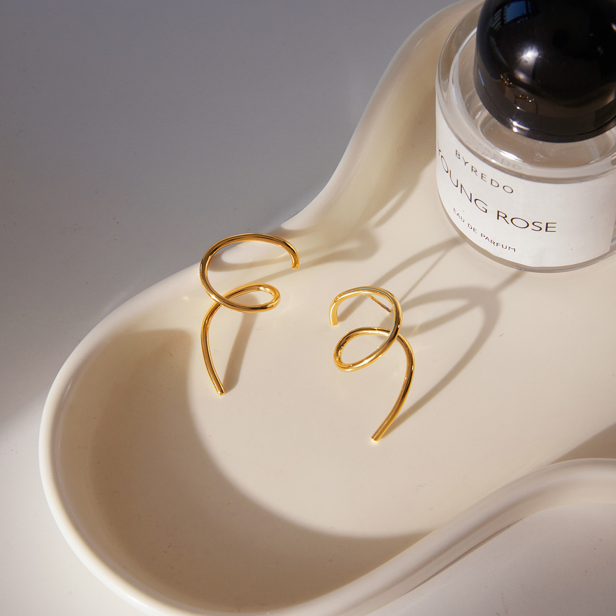 Céleste Earrings Hortensine 18K Gold - 4