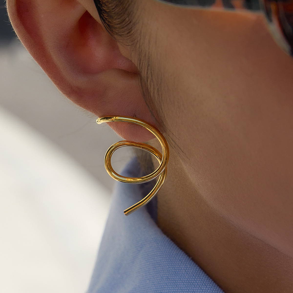 Céleste Earrings Hortensine 18K Gold - 7