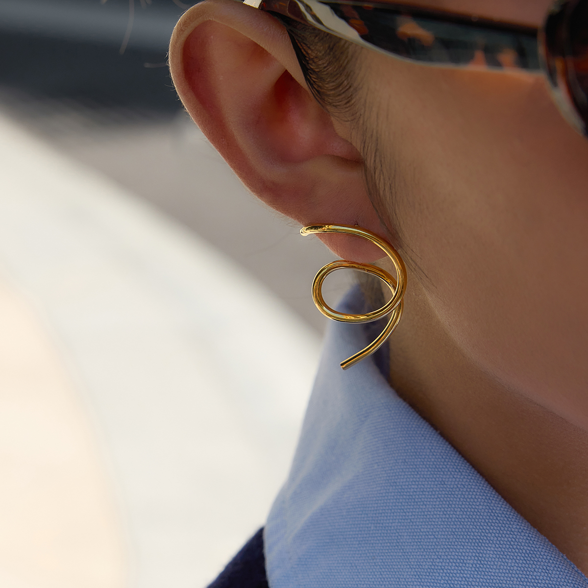 Céleste Earrings Hortensine 18K Gold - 11