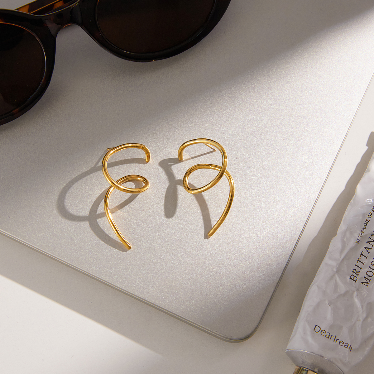 Céleste Earrings Hortensine 18K Gold - 2