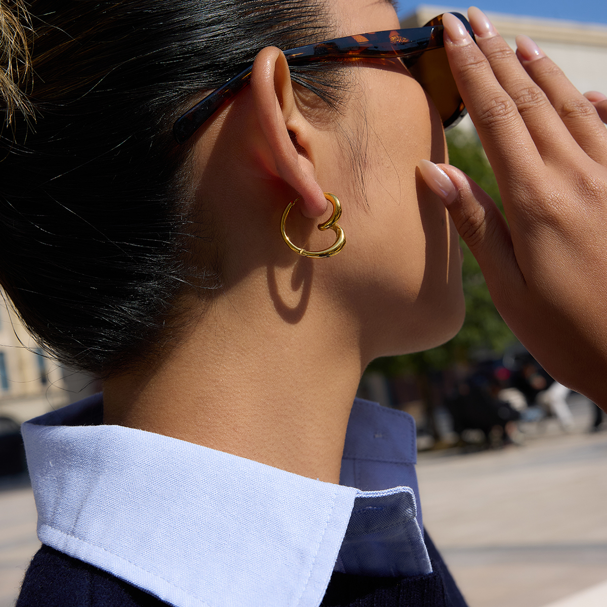 Céleste Earrings Ismeria 18K Gold - 10