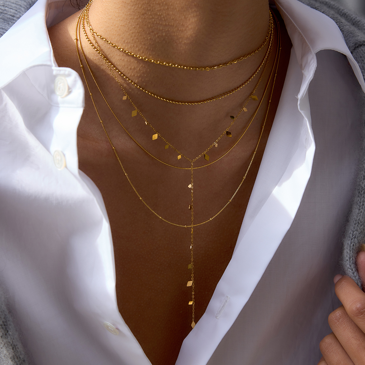 Céleste Necklace Korentine 18K Gold - 7