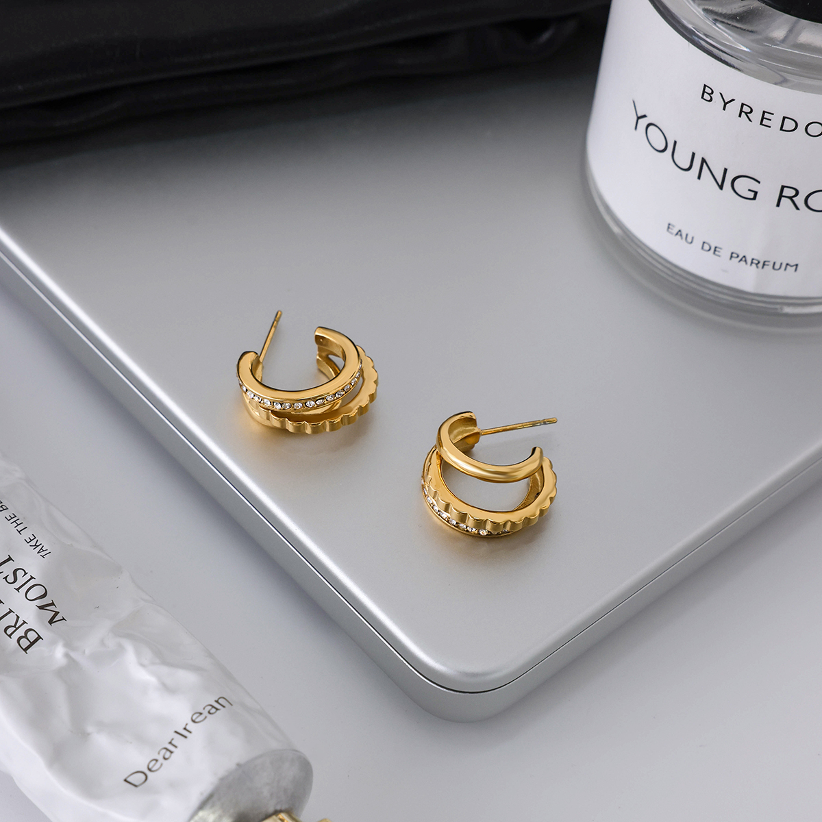 Céleste Earrings Evelina 18K Gold - 4