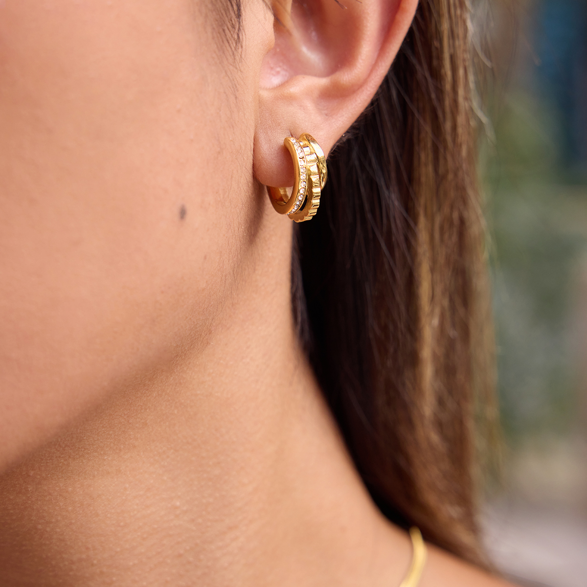 Céleste Earrings Evelina 18K Gold - 8