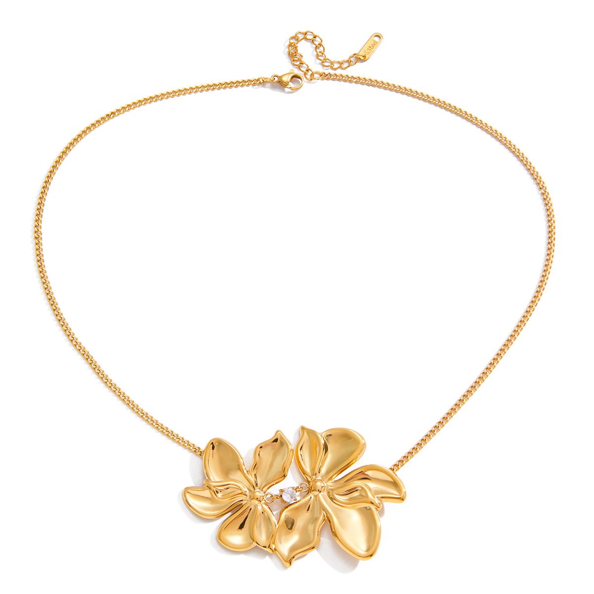 Céleste Necklace Nymphéa 18K Gold - 5
