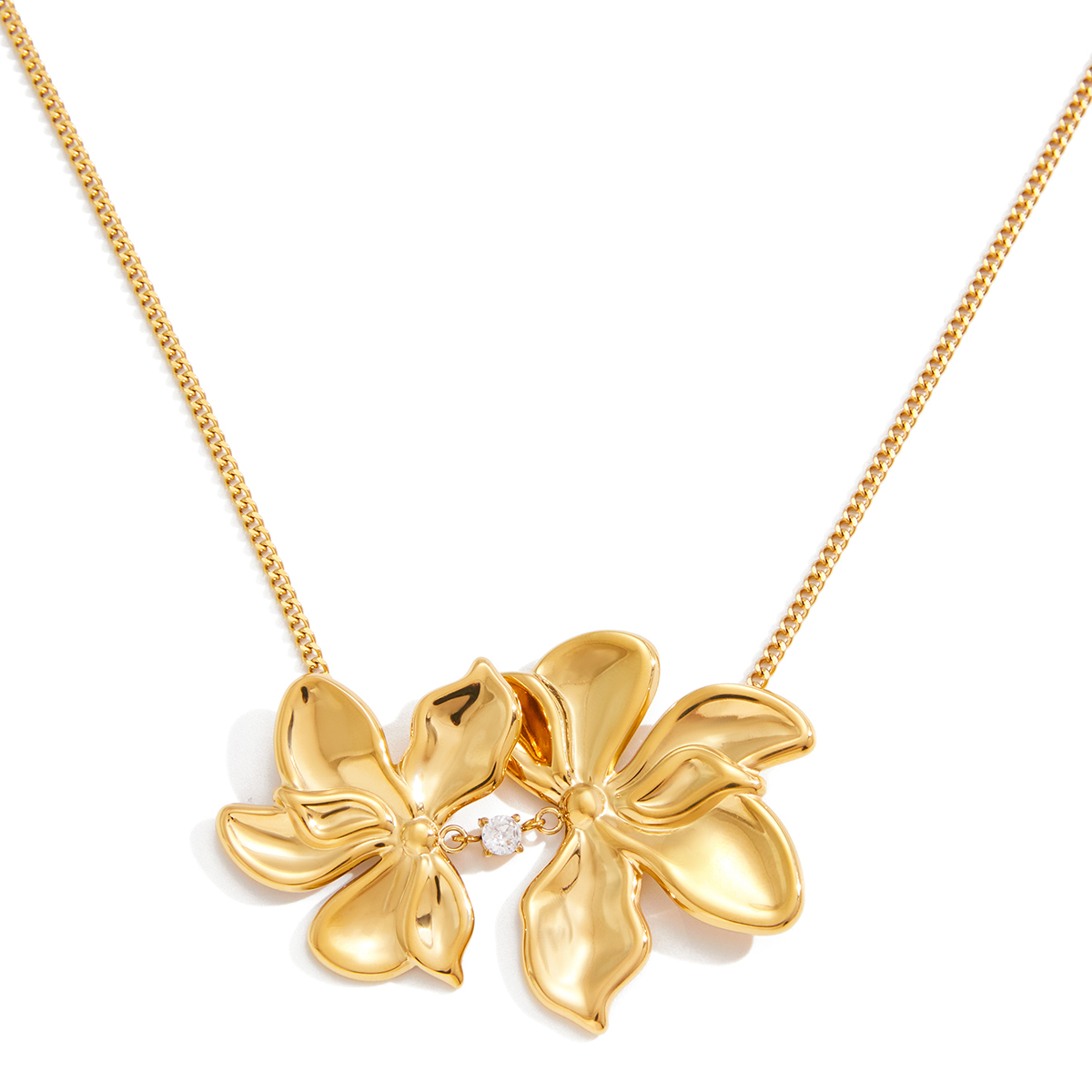 Céleste Necklace Nymphéa 18K Gold - 4