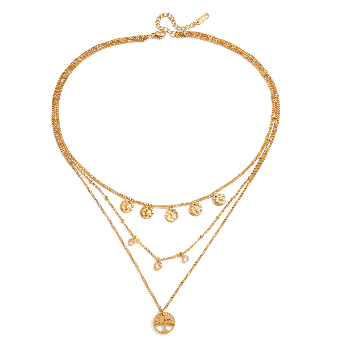 Céleste Necklace Opaline 18K Gold - 5