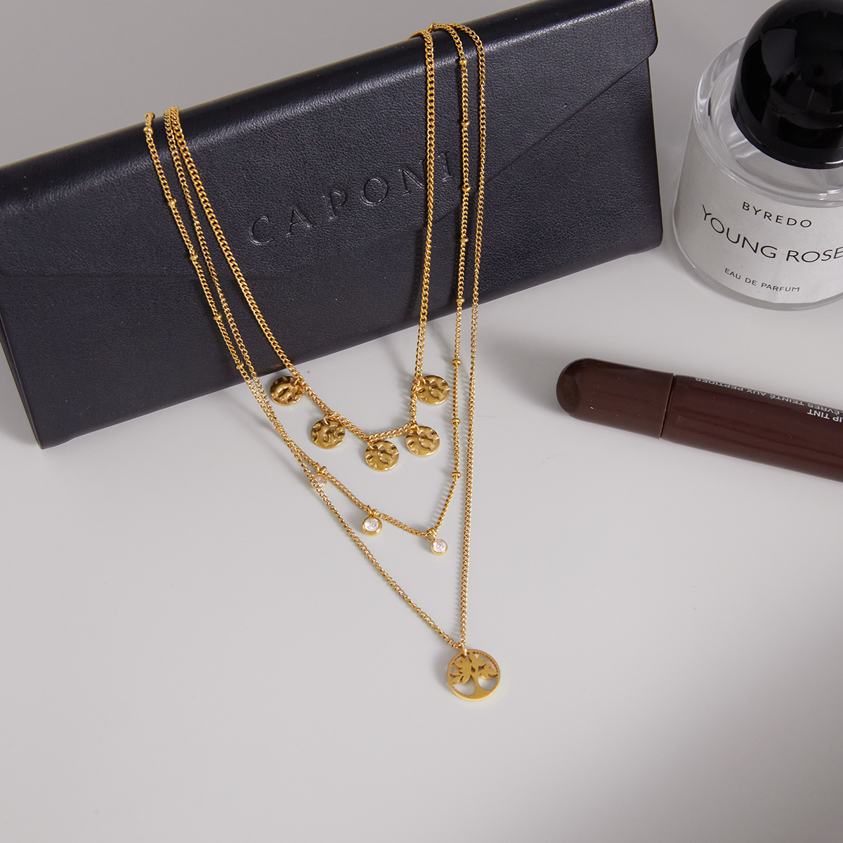 Céleste Necklace Opaline 18K Gold - 2