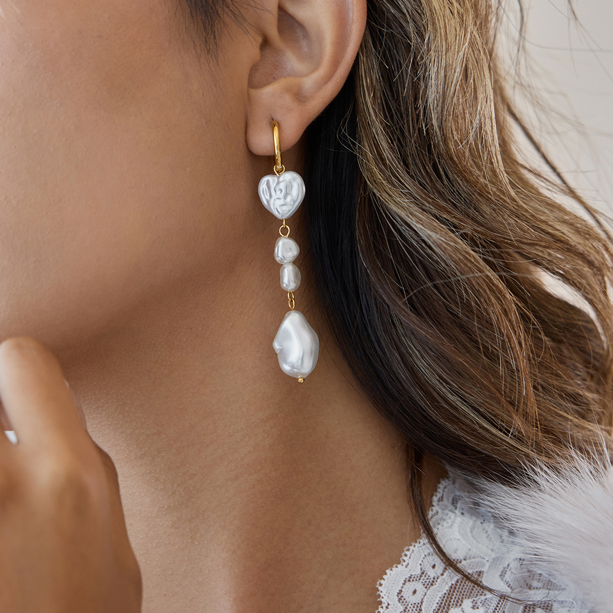 Céleste Earrings Roxelane 18K Gold - 3