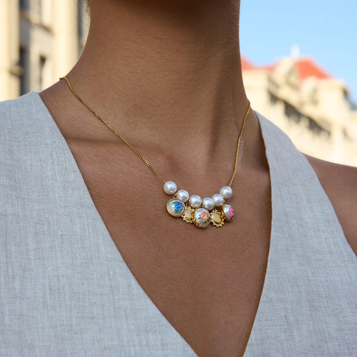 Céleste Necklace Sylvérine 18K Gold - 6