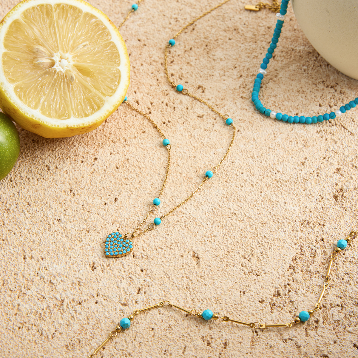 Céleste Necklace Télissia 18K Gold - 3