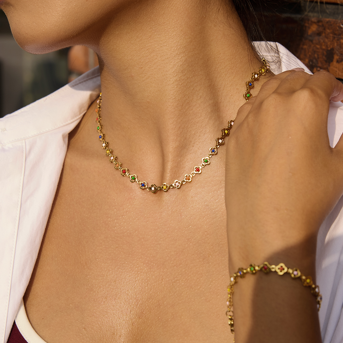 Céleste Necklace Urséline 18K Gold - 5