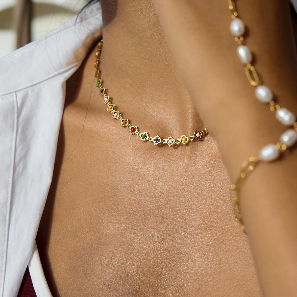 Céleste Necklace Urséline 18K Gold - 8