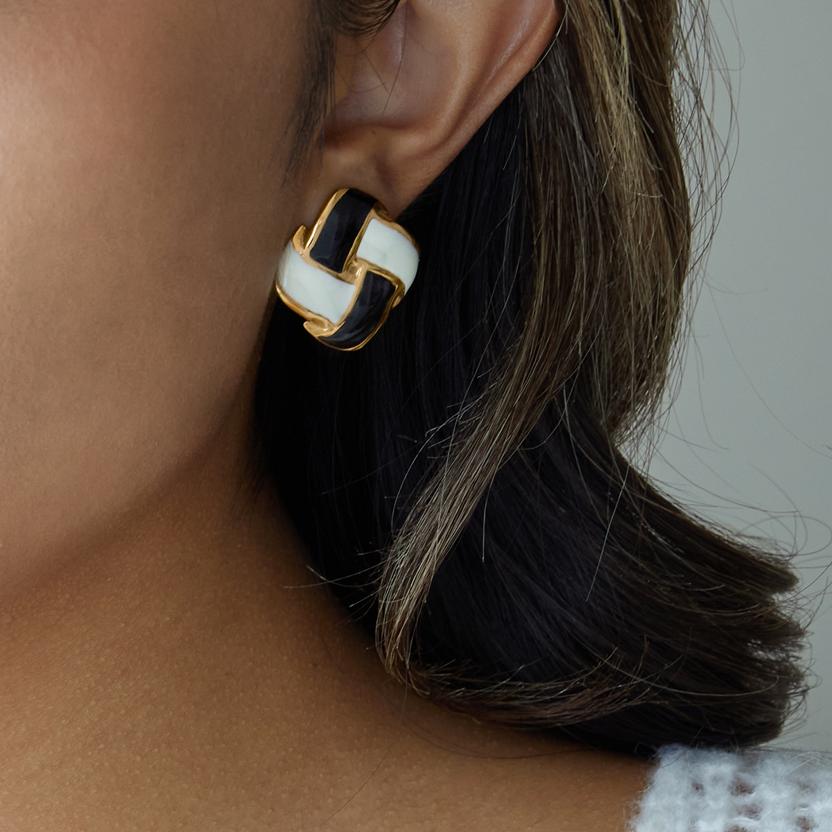 Céleste Earrings Lavandine 18K Gold - 3