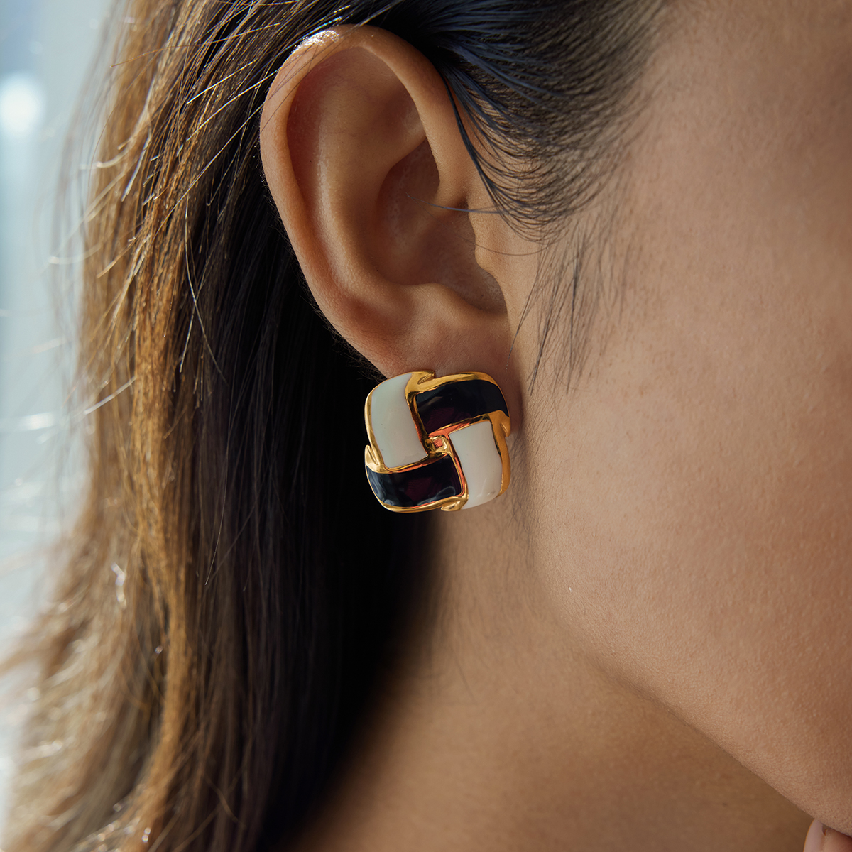 Céleste Earrings Lavandine 18K Gold - 5
