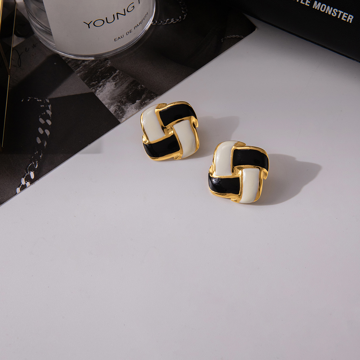 Céleste Earrings Lavandine 18K Gold - 2