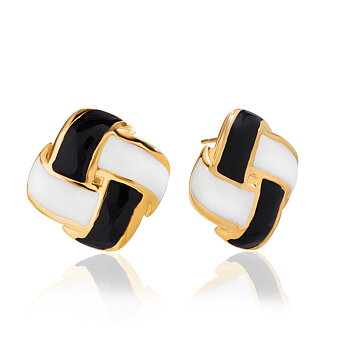 Céleste Earrings Lavandine 18K Gold