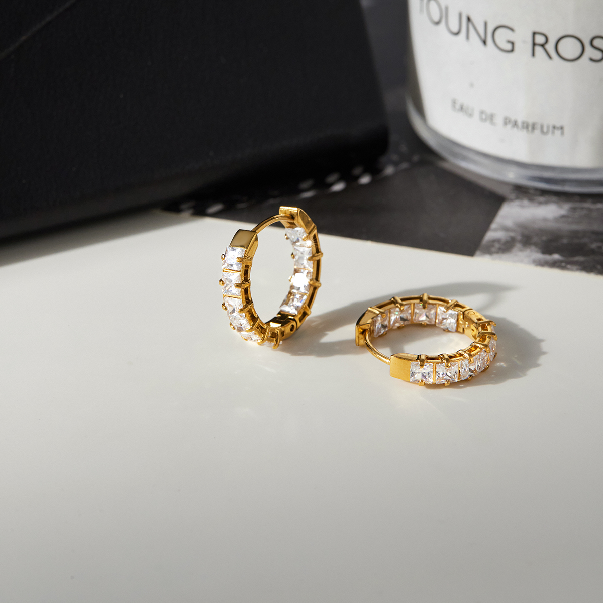 Céleste Earrings Aubérine 18K Gold - 4