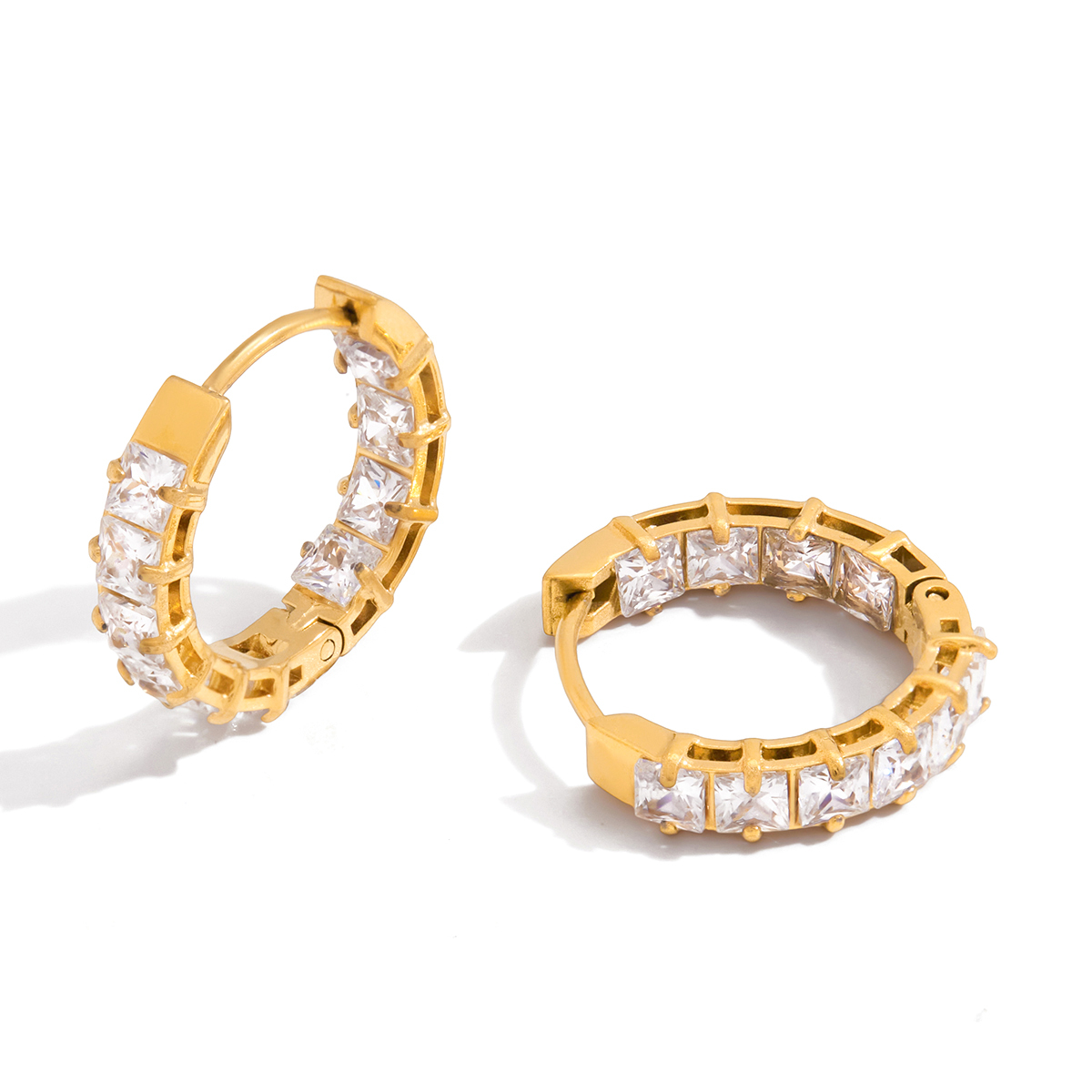 Céleste Earrings Aubérine 18K Gold - 6