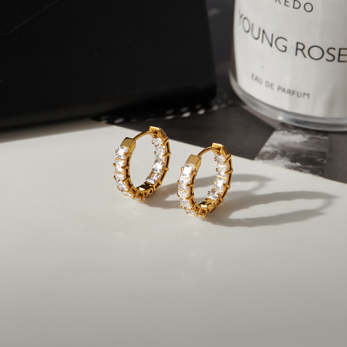 Céleste Earrings Aubérine 18K Gold - 5