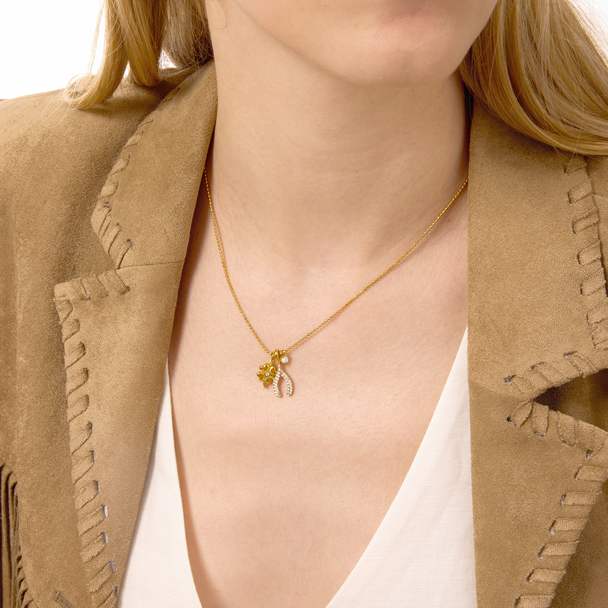 Céleste Necklace Aurelise 18K Gold - 10